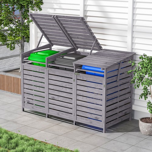 Triple wheelie bin - triple,