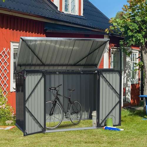 Garden shed lockable bicycle - lockable,