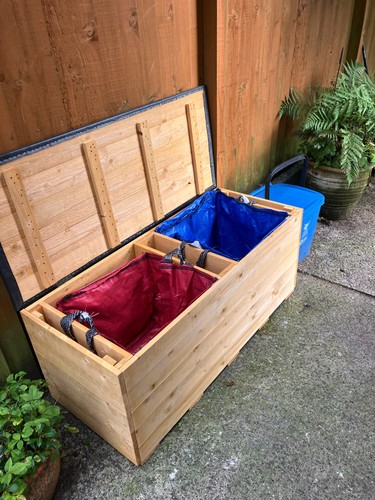 Outdoor recycling bin storage - outdoor,