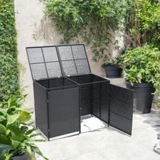 DOUBLE WHEELIE BIN SHED STORE