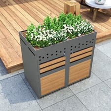 2 Wheelie Bin Storage Outdoor