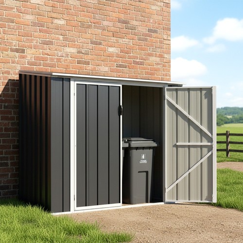 Outdoor lockable bicycle shed - outdoor,