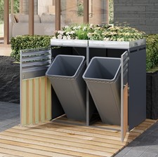 Metal Wheelie Bin Storage for