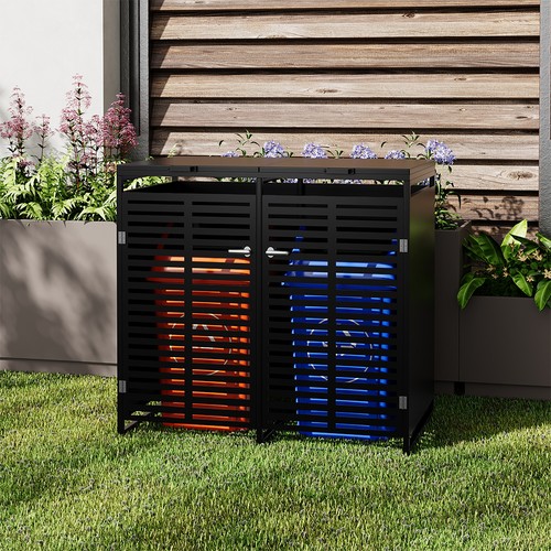 Outdoor wheelie bin storage - bin,